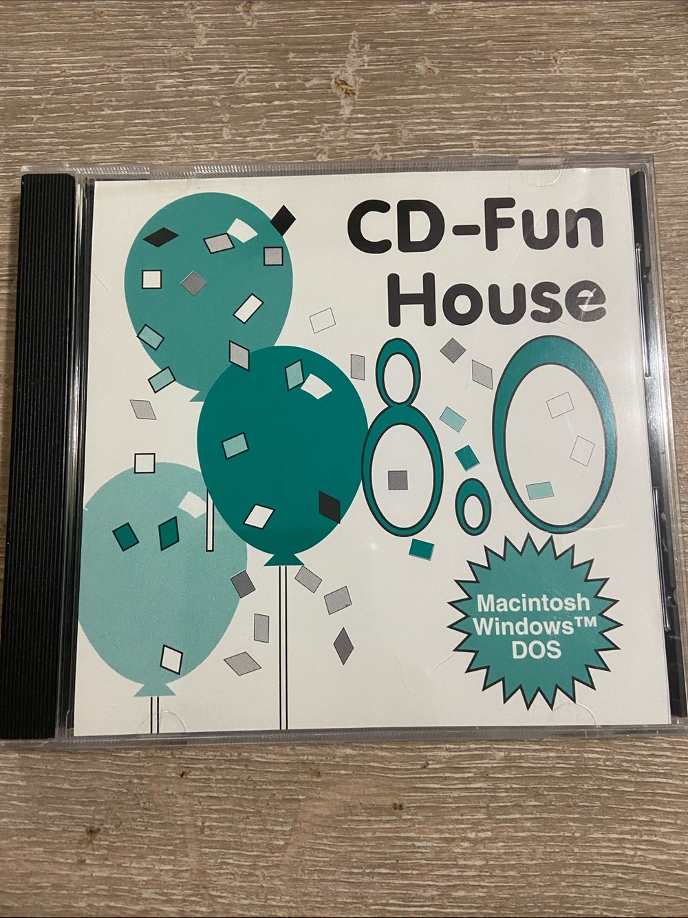 1993 CD-FUN HOUSE 8.0 + PC CD-ROM PC Video Game Software Mac & IBM COMPATIBLE